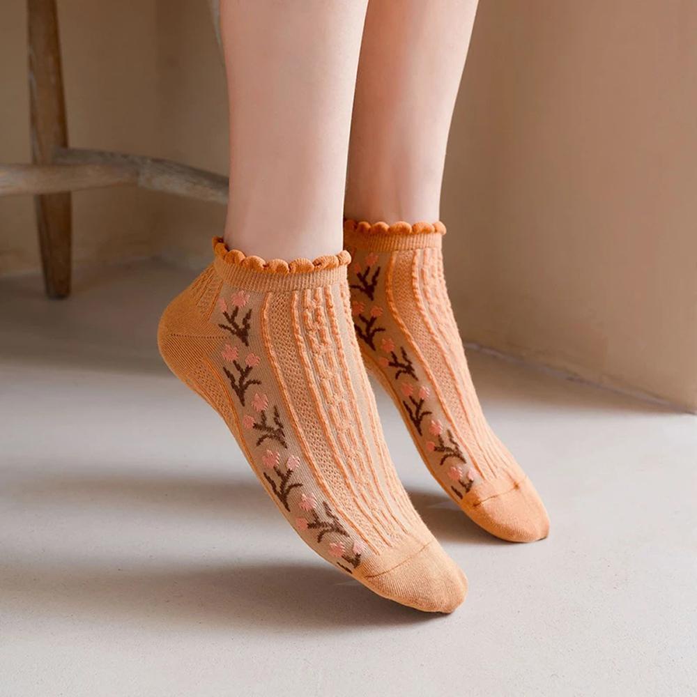 AROMA Vớ Nữ Thiết Kế Dễ Thương Phong Cách Harajuku