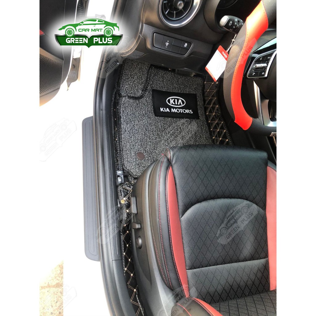 Thảm lót sàn ô tô 6D Kia Cerato 2014-2021 chống nước, không mùi, phủ kín 90% sàn xe