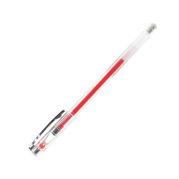 Bút Gel Có Nắp 0.5 mm - GuangBo B72020R - Màu Đỏ