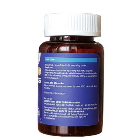 An Cốt Vương Zagos - Hỗ trợ giảm đau mỏi vai gáy, đau nhức xương khớp do thoái hóa (60g)