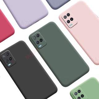 Ốp lưng OPPO A54 Silicon lỏng màu kẹo mềm TPU trơn OPPO A54 A 54