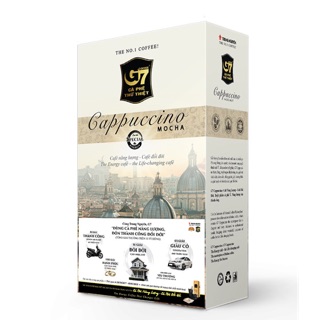 Cà phê cappuccino hòa tan G7 Mocha 216g (18g x 12 gói)