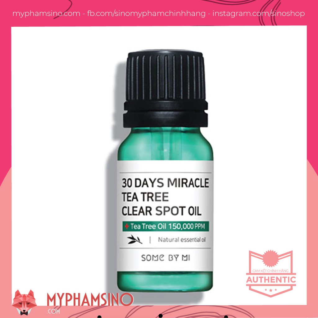 [CHÍNH HÃNG] Tinh dầu Some By Mi Tea Tree Clear Spot Oil 10ml