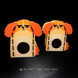 NHÀ NGỦ CHÓ XÙ - LẮP GHÉP