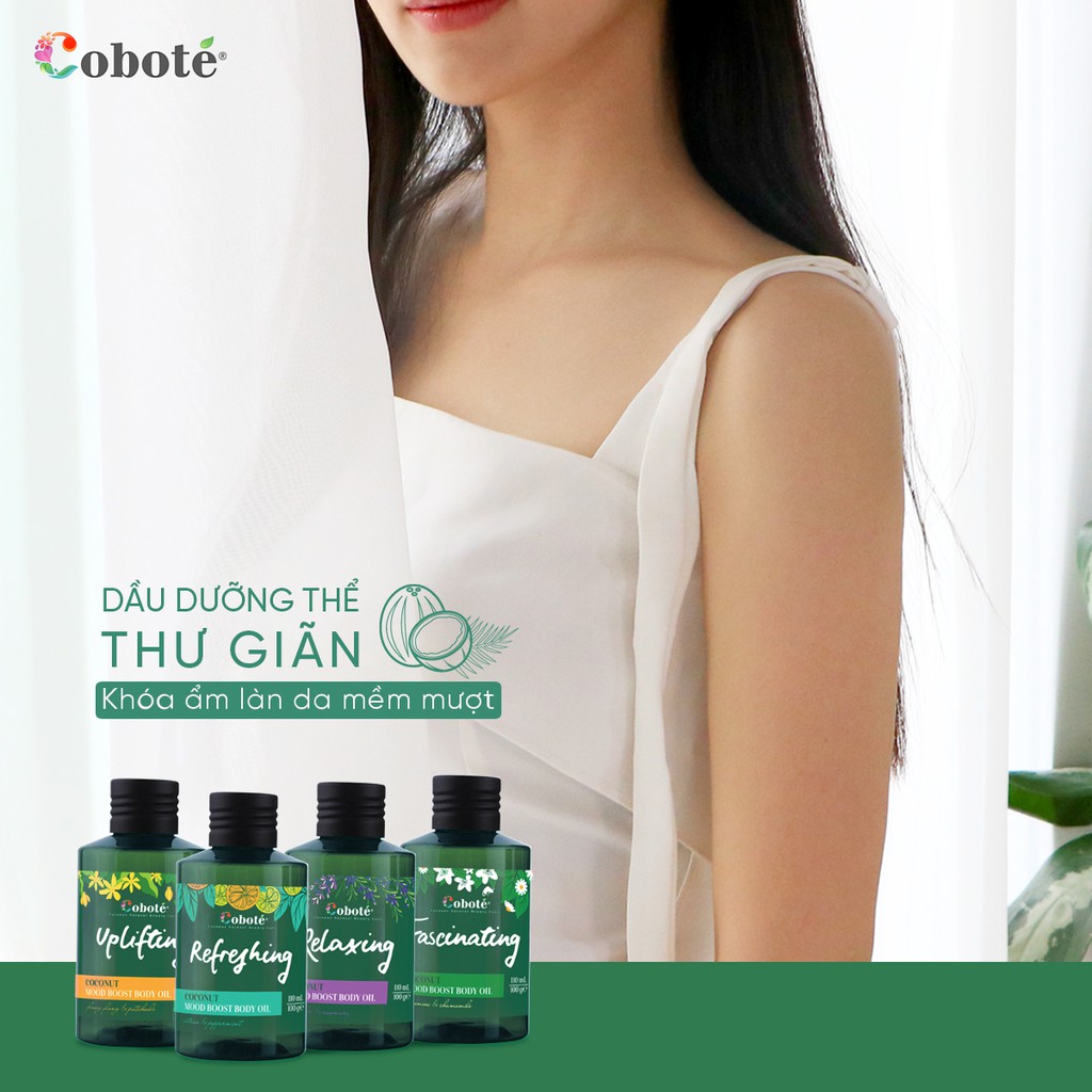 Dầu dưỡng thể thư giãn Coboté 100ml