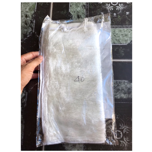 TÚI LỌC CẶN CHỨA VẬT LIỆU LỌC HỒ CÁ NON BỘ 15X35CM