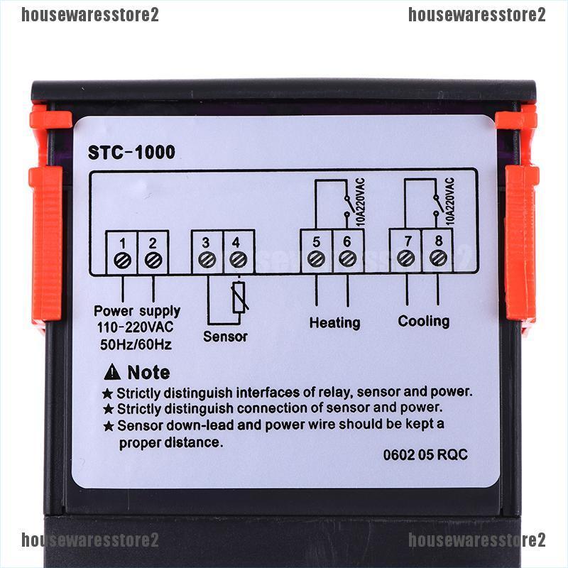 VN SENSOR Bộ Điều Khiển Nhiệt Độ Kỹ Thuật Số 220v Stc-1000 + Cảm Biến