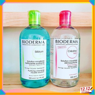 TẨY TRANG BIODERMA CREALINE H20-500ML- PHÁP