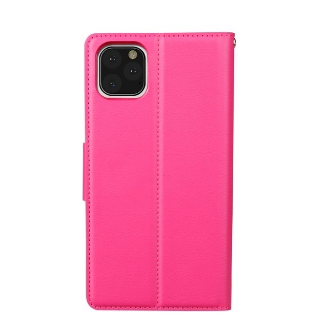 Bao da dạng ví iPhone 13 Pro max, ip 13, 13 Pro, 13 mini hiệu Hanman có nắp gập, ngăn đựng thẻ tiền tiện lợi