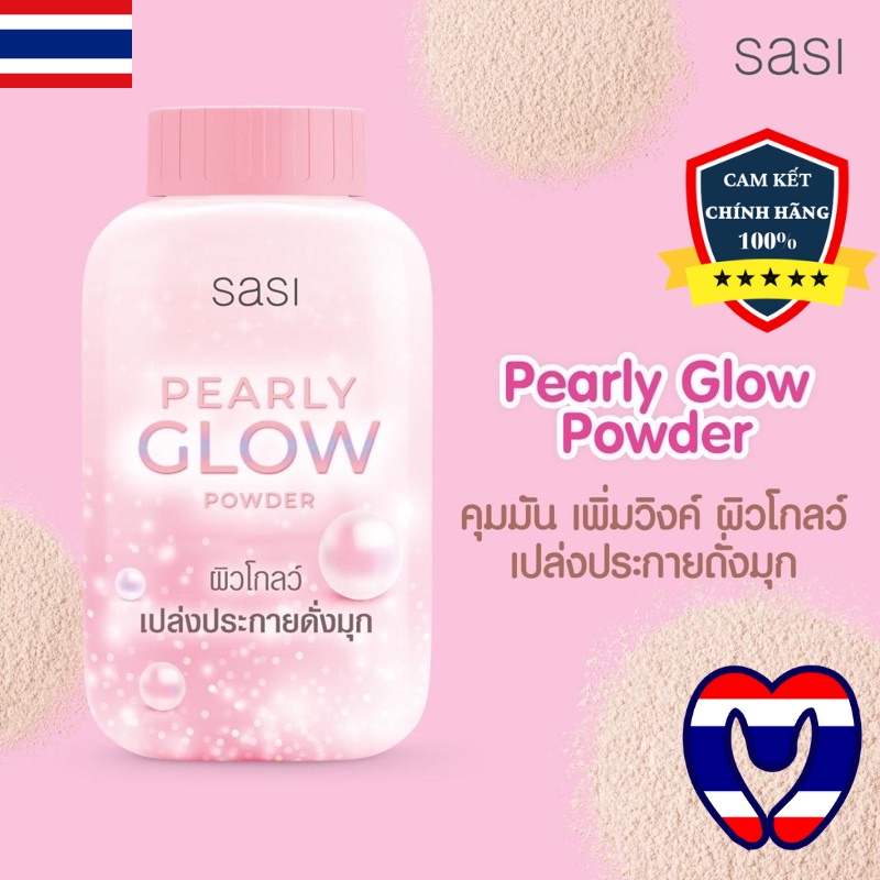 Phấn phủ bột SaSi Pearly Glow Powder Thái Lan 50g | BigBuy360 - bigbuy360.vn