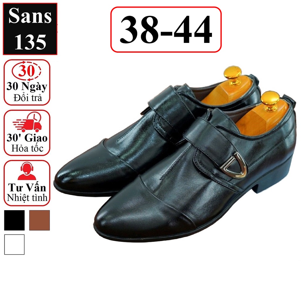 Giày da nam Sans135 giầy tây công sở giá rẻ