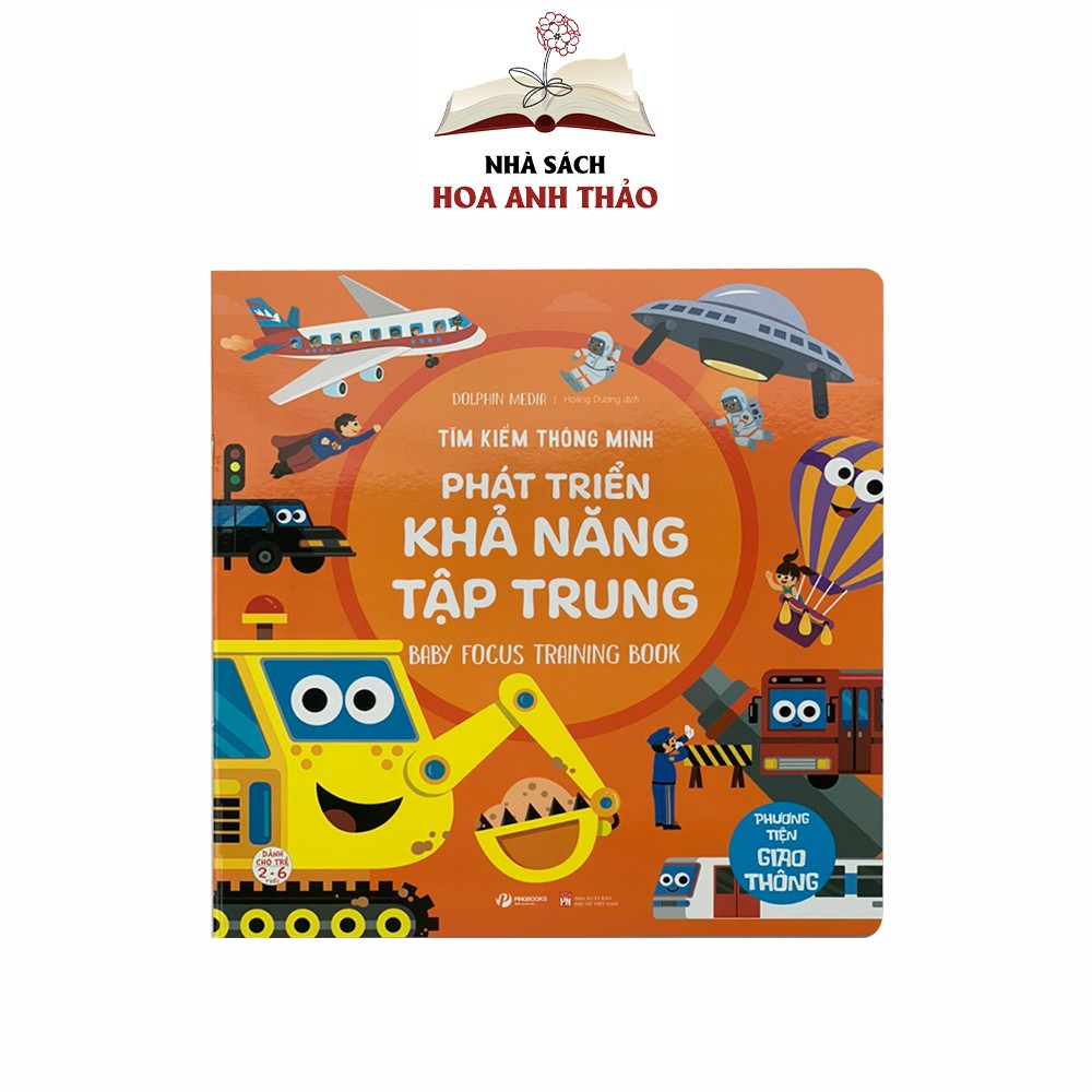 Sách - Tìm kiếm thông minh phát triển khả năng tập trung tư duy liên tưởng cho bé bộ gồm 4 quyển - nhà sách Hoa Anh Thảo