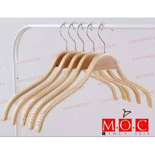 (CENS) thanh lý bộ 10 Móc gỗ ván ép vai đệm 40cm (thanh lý) siêu rẻ