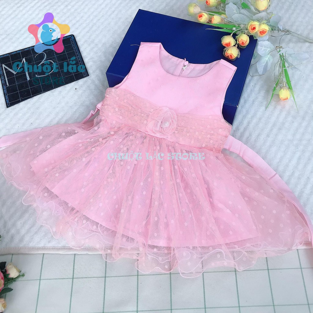 Xả kho váy công chúa mã M3 cho bé từ 6kg đến 18kg( màu vàng, hồng)