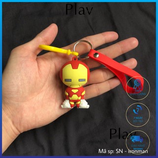 Móc khoá Siêu anh hùng Marvel và DC chất nhựa mềm cao cấp-PLAV