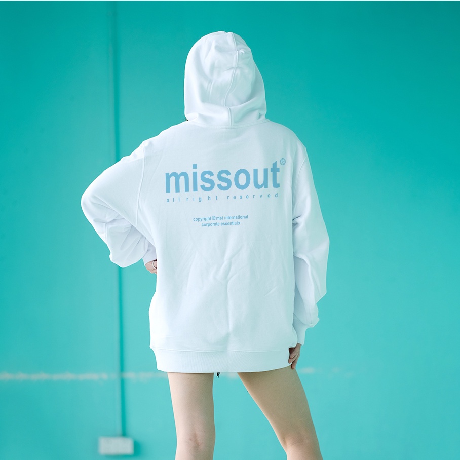 Áo Hoodie MISSOUT cute Nam Nữ HALEY unisex Chất nỉ bông đẹp thu đông phong cách Hàn Quốc cá tính mã HD266