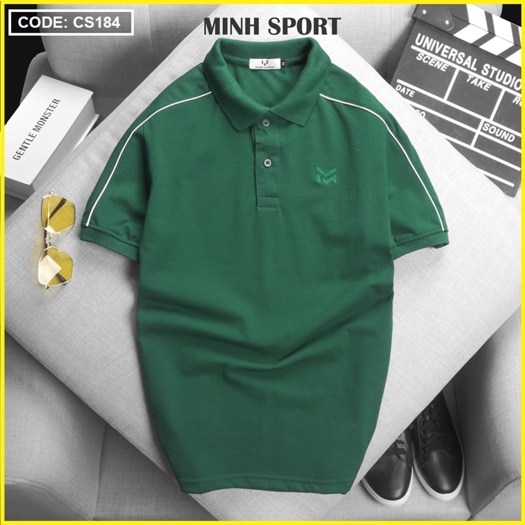 Áo Thun Polo Nam Trơn Ngắn Tay Cổ Bẻ Thời Trang Basic, Vải Thun Cá Sấu Mặc Mát, Thấm Hút Mồ Hôi Tốt mã AO.40