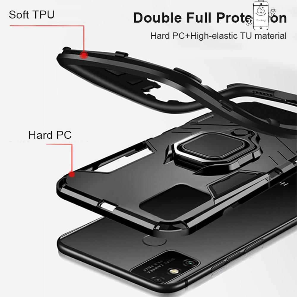 Ốp Lưng Samsung Galaxy A02S A12 A32 A52 A72 Có Vòng Khuyên Đỡ Điện Thoại Và Nam Châm Gắn Xe Ô Tô | BigBuy360 - bigbuy360.vn