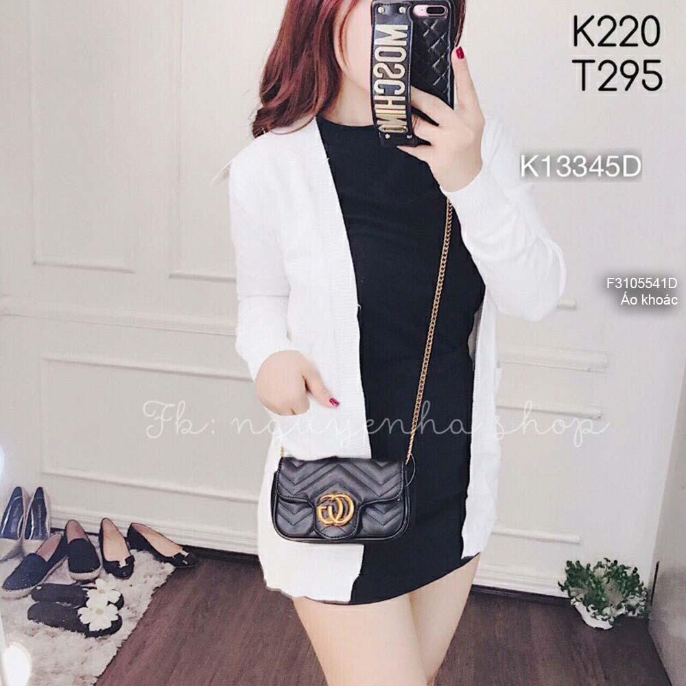 [CÓ SẴN] Áo khoác len Cardigan form dài hàng nhập QC !