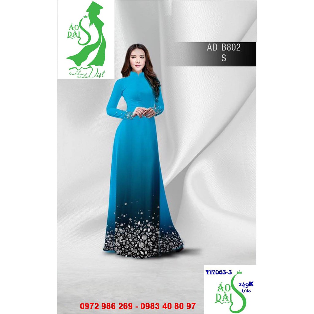 MẪU ÁO DÀI ĐẸP HOA HỒNG TRẮNG CỦA VẢI ÁO DÀI S