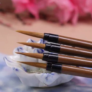 [MiChi Art] Hoa Chi Tiếu Câu Tuyến - Bút lông vẽ màu nước thủy mặc, cọ lông thú đi nét nhỏ, tỉa tranh, viết thư pháp