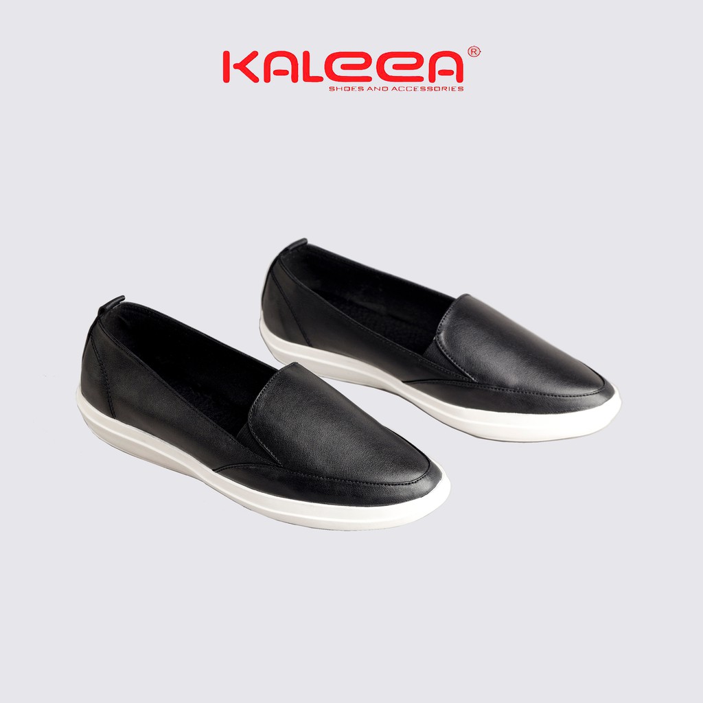 Giày bệt moca - Kaleea MO619 - Giày bệt nữ cao cấp VNXK, hàng da bò nguyên tấm siêu êm thoáng khí - Kaleea
