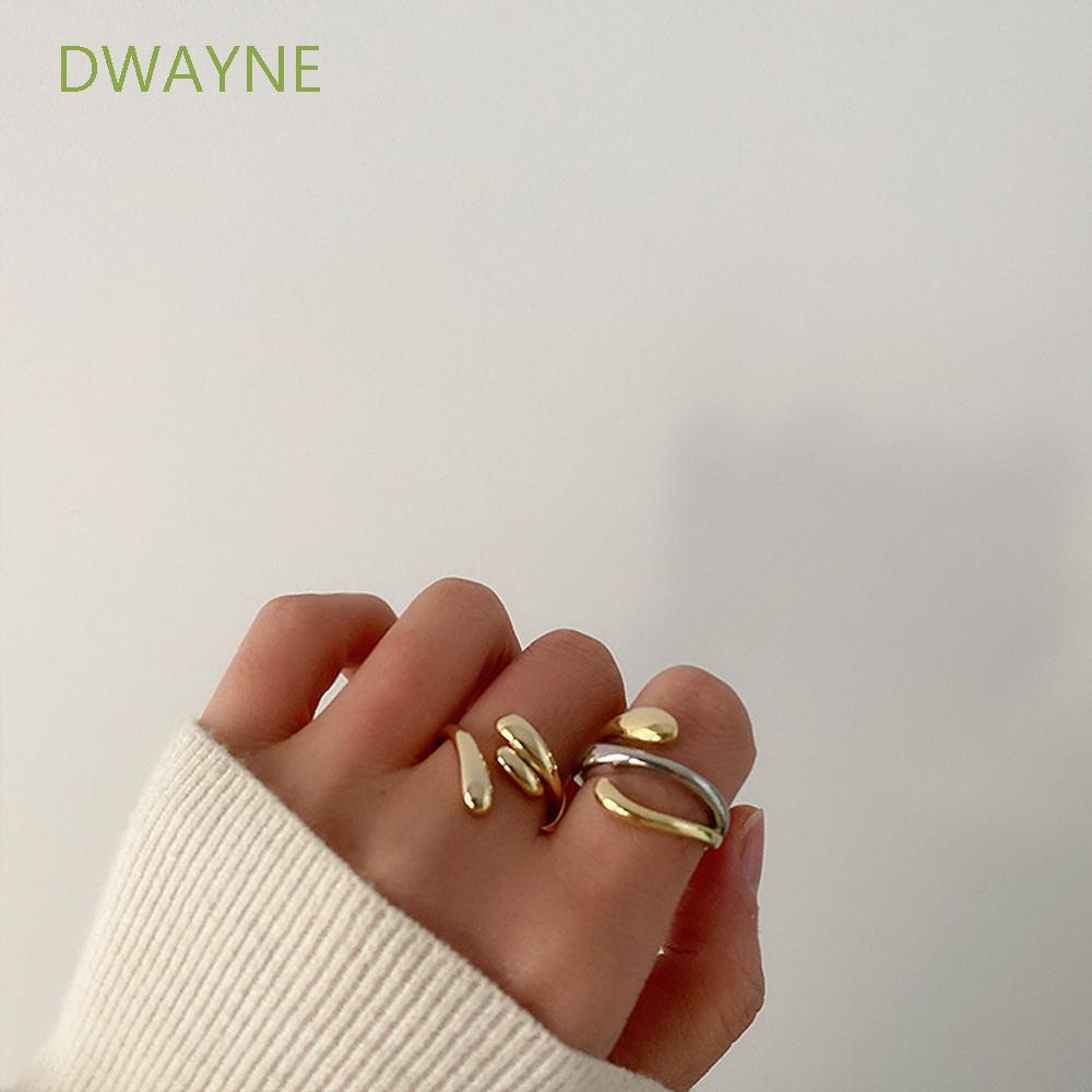 Nhẫn Kim Loại Thiết Kế Mới Thanh Lịch Cho Nữ