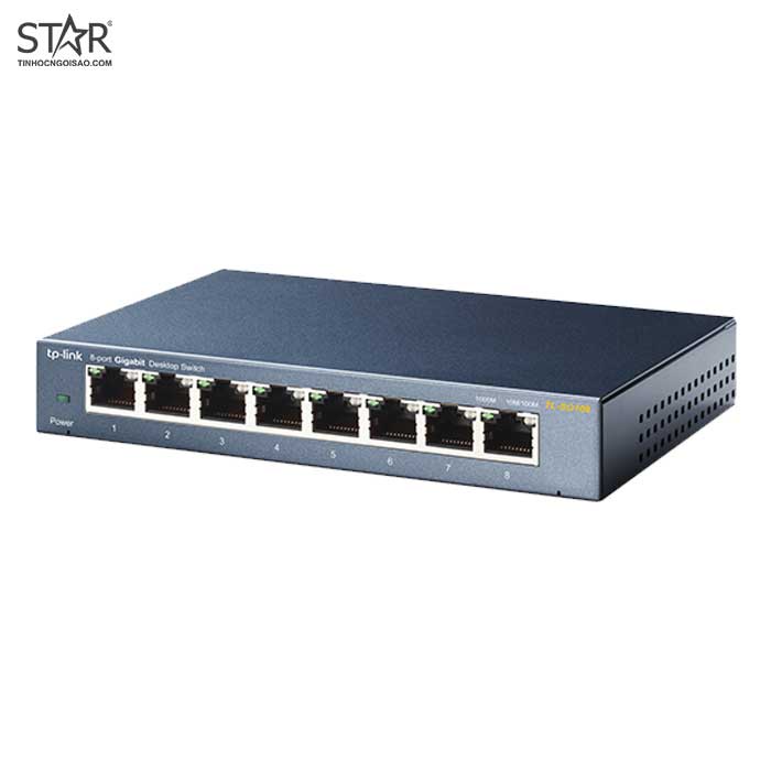 Switch 8 Port TP-Link 10/100/1000M TL-SG108 Chính Hãng