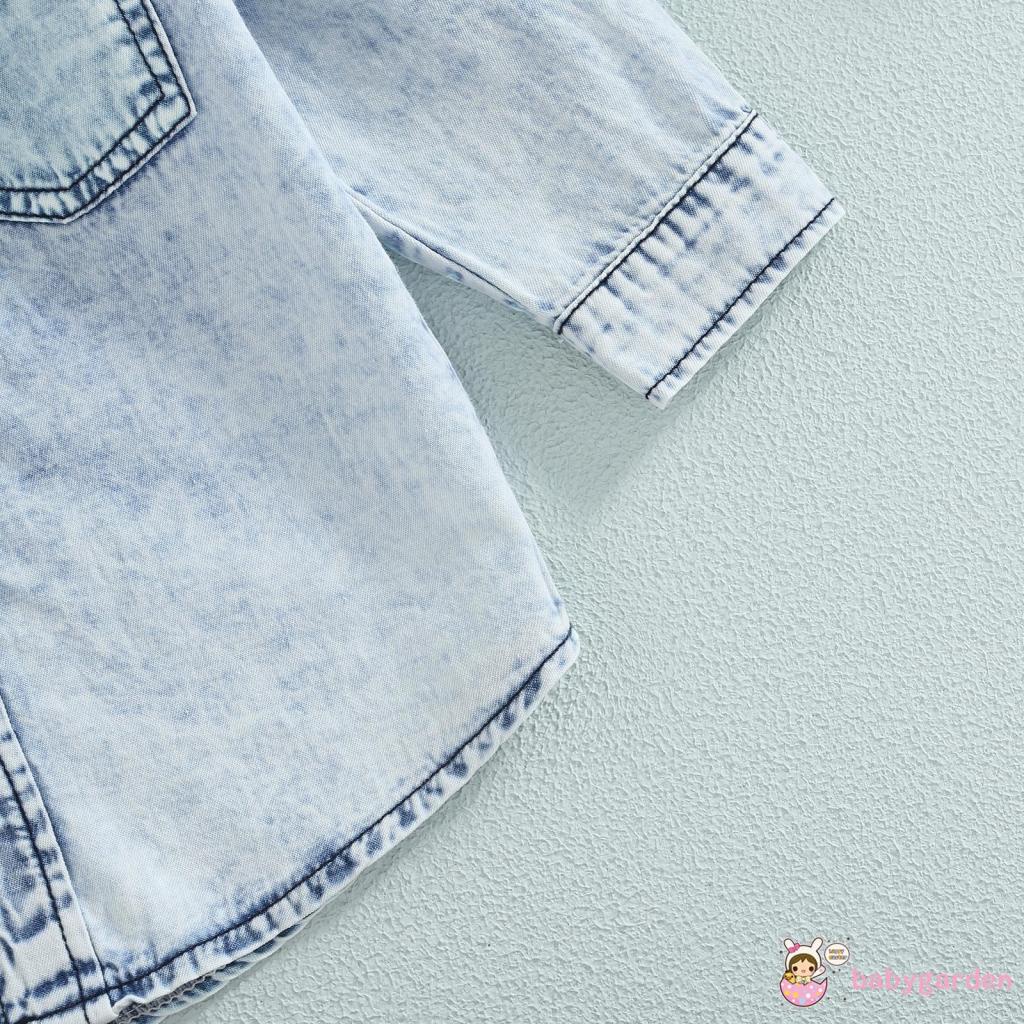 Áo Sơ Mi Tay Dài Có Mũ Trùm Thời Trang Xuân Thu Cho Bé Trai 1-5 Tuổi