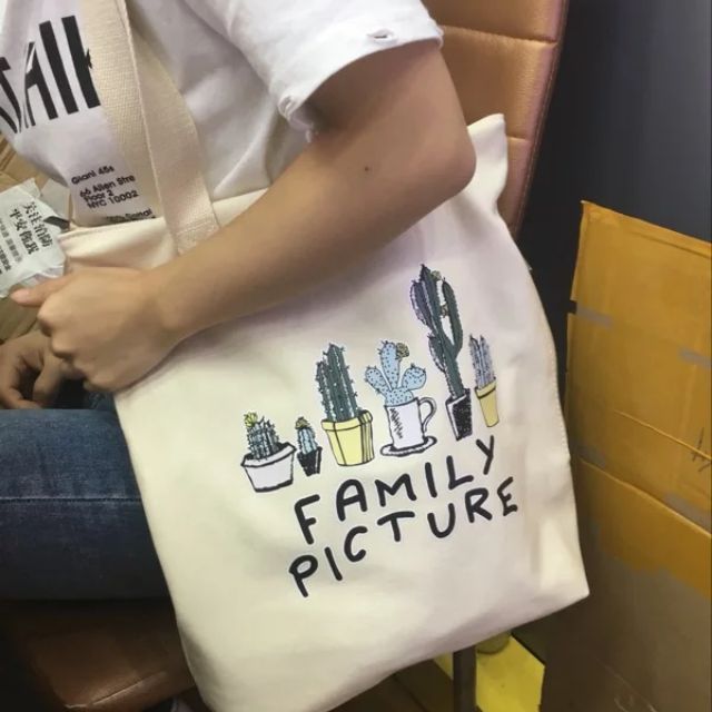 Túi vải tote đi học( toàn bộ là ảnh thật)