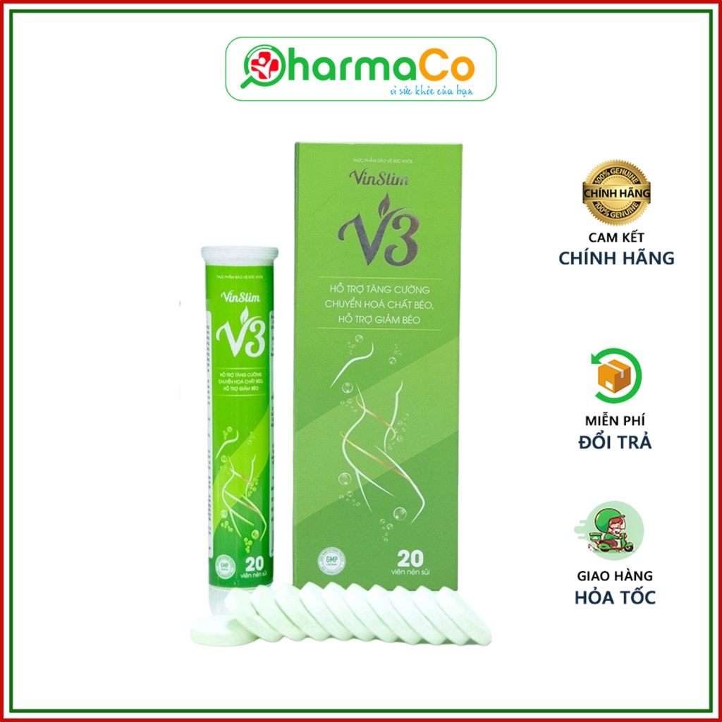 Vin slim V3 Chính Hãng, Giảm Cân Cấp Tốc Hiệu Quả Nhanh An Toàn
