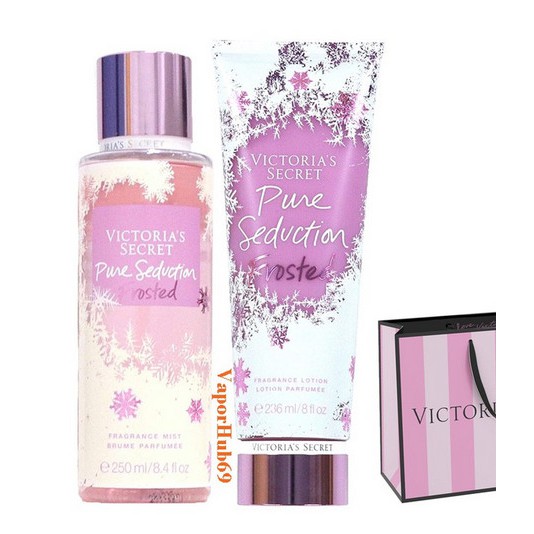 Combo Xịt Dưỡng Thơm Toàn Thân Victoria’s PURE SEDUCTION FROSTED