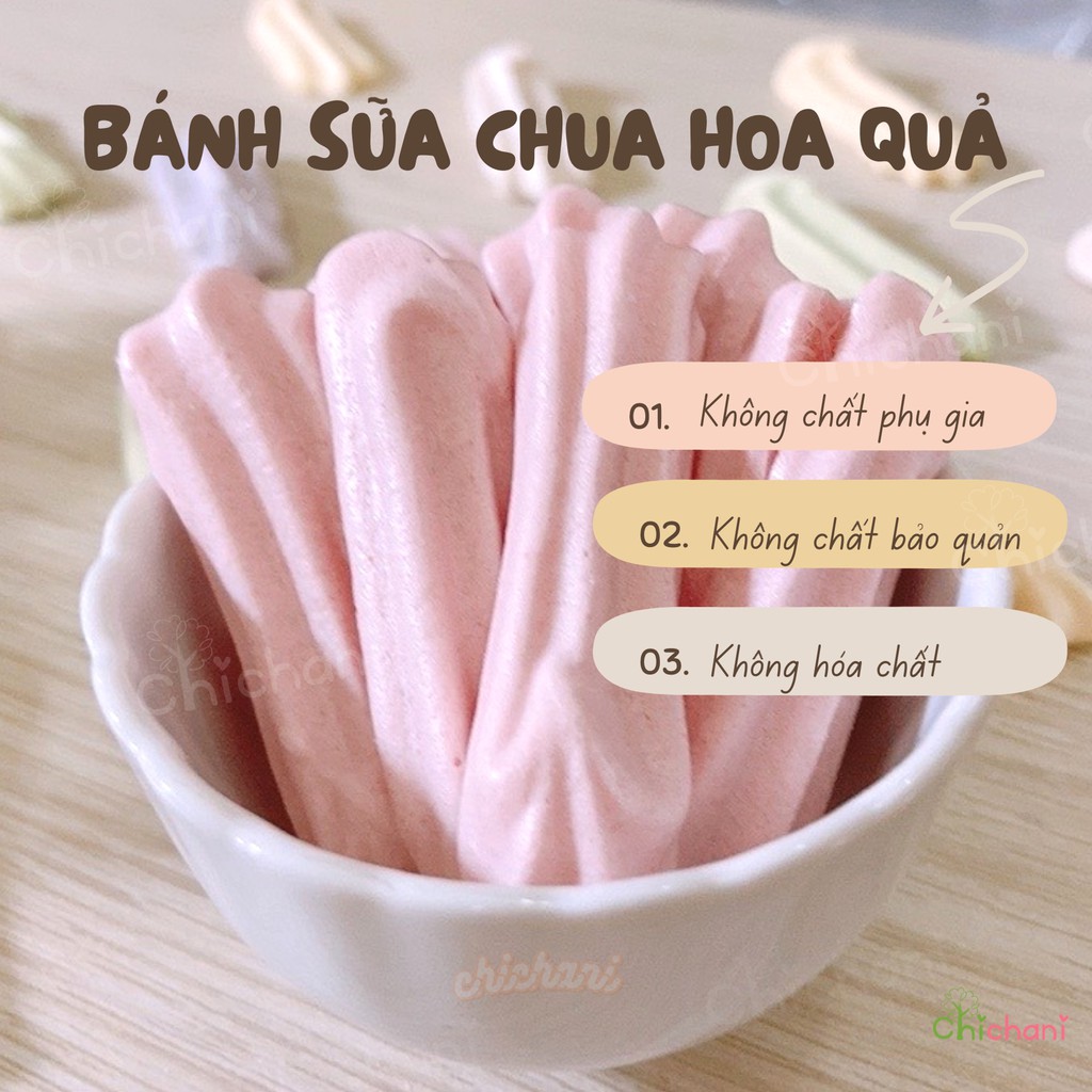 Sữa chua vị hoa quả tự nhiên cho bé ăn dặm