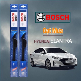 Gạt Mưa Xe Hyundai Elantra Thương Hiệu BOSCH Lưỡi Silicone - Hàng Cao Cấp Chính Hãng