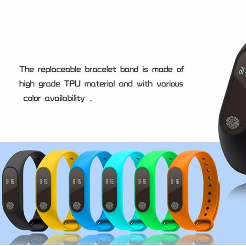 Bộ Đồng Hồ Thông Minh Xiaomi M2 Chống Nước Hỗ Trợ Theo Dõi Nhịp Tim Huyết Áp Mi Band 2