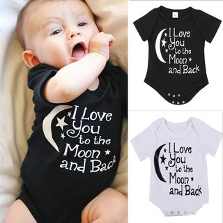 Áo Liền Quần In Chữ Cho Bé Trai Và Bé Gái