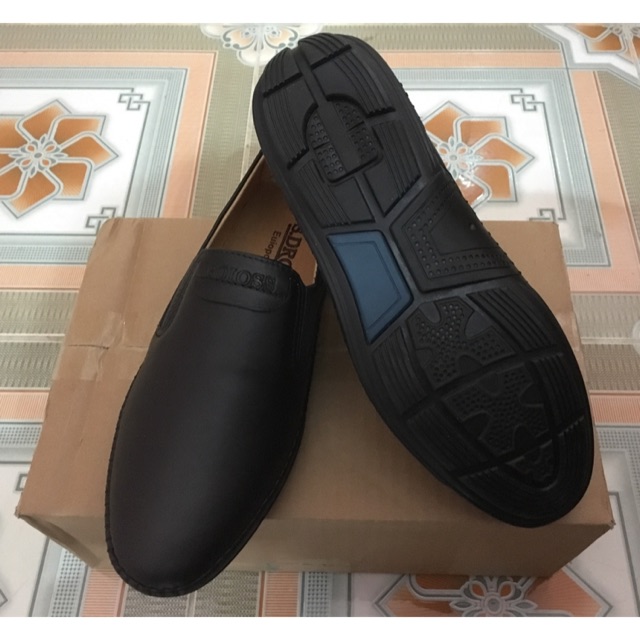 Giày lười da bò thật nam