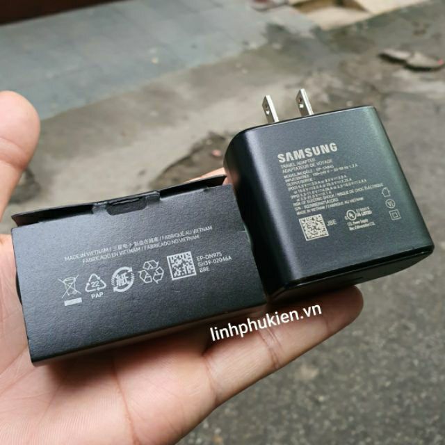 Sạc siêu nhanh Samsung 45W Super Fast Charging chính hãng