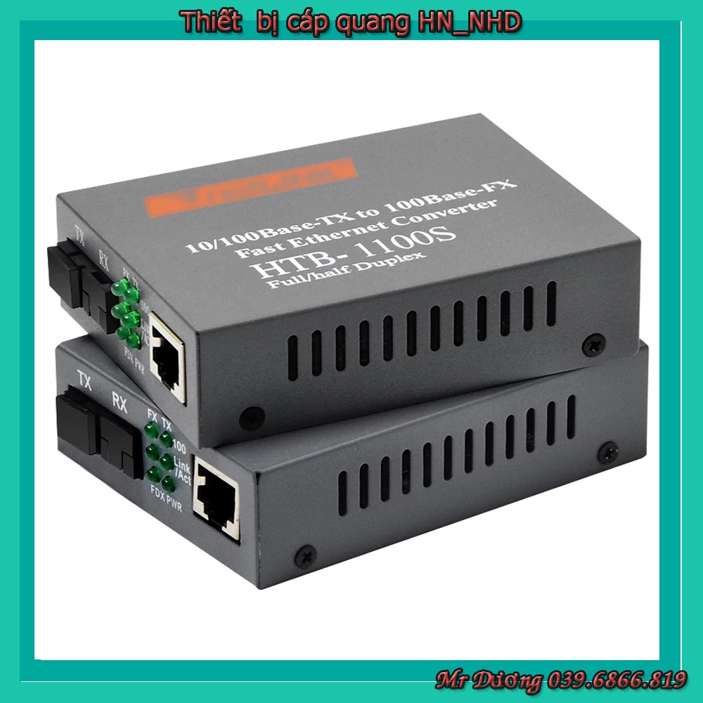 Converter quang 💥FREESHIP💥  1 Cặp Converter quang 1 sợi Netlink 1100S AB