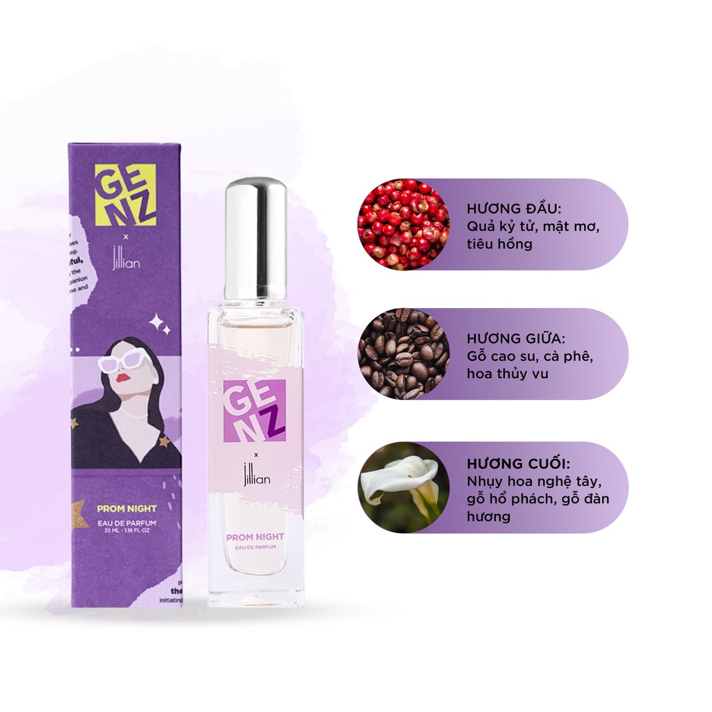 Nước hoa nữ GenZ x Jillian: Prom Night (EDP) 35ml | BigBuy360 - bigbuy360.vn
