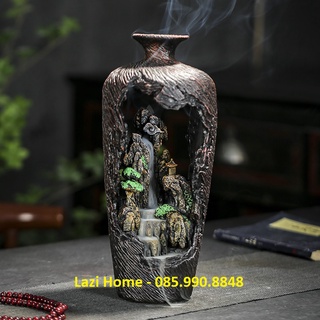 Thác khói trầm hương Lục Bình Trôi, Trầm hương khói ngược cao cấp - Nhà cửa thơm tho, sạch sẽ