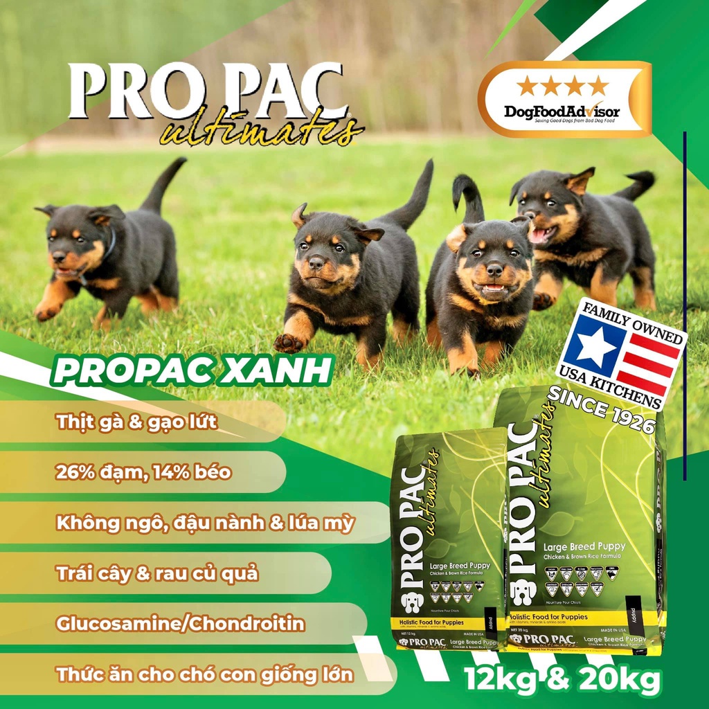 PROPAC ULTIMATES - HẠT CAO CẤP CHO CHÓ TỪ MỸ Bao 2.5kg