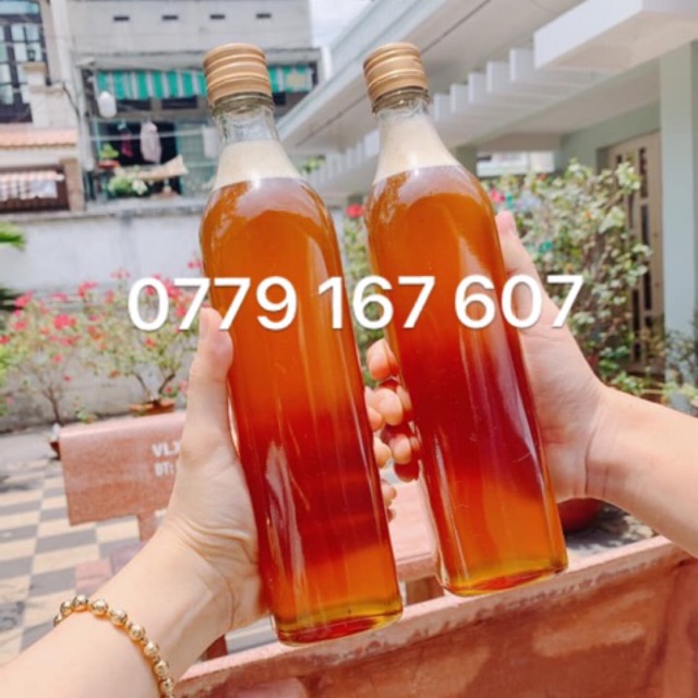Combo 10 chai thủy tinh vuông 500ml nắp nhôm