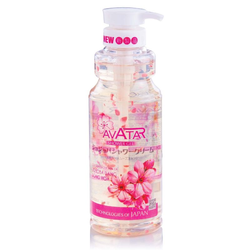 Sữa Tắm JoJoBa Cánh Hoa Anh Đào AVATAR Hương Nước Hoa Nhật Bản 900ml