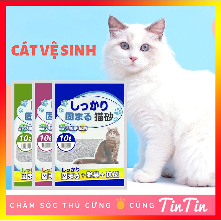 Cát Vệ Sinh Cho Mèo NHẬT BẢN 10L và 15L- Cát Mèo Giá Rẻ #Tintin Pet Store