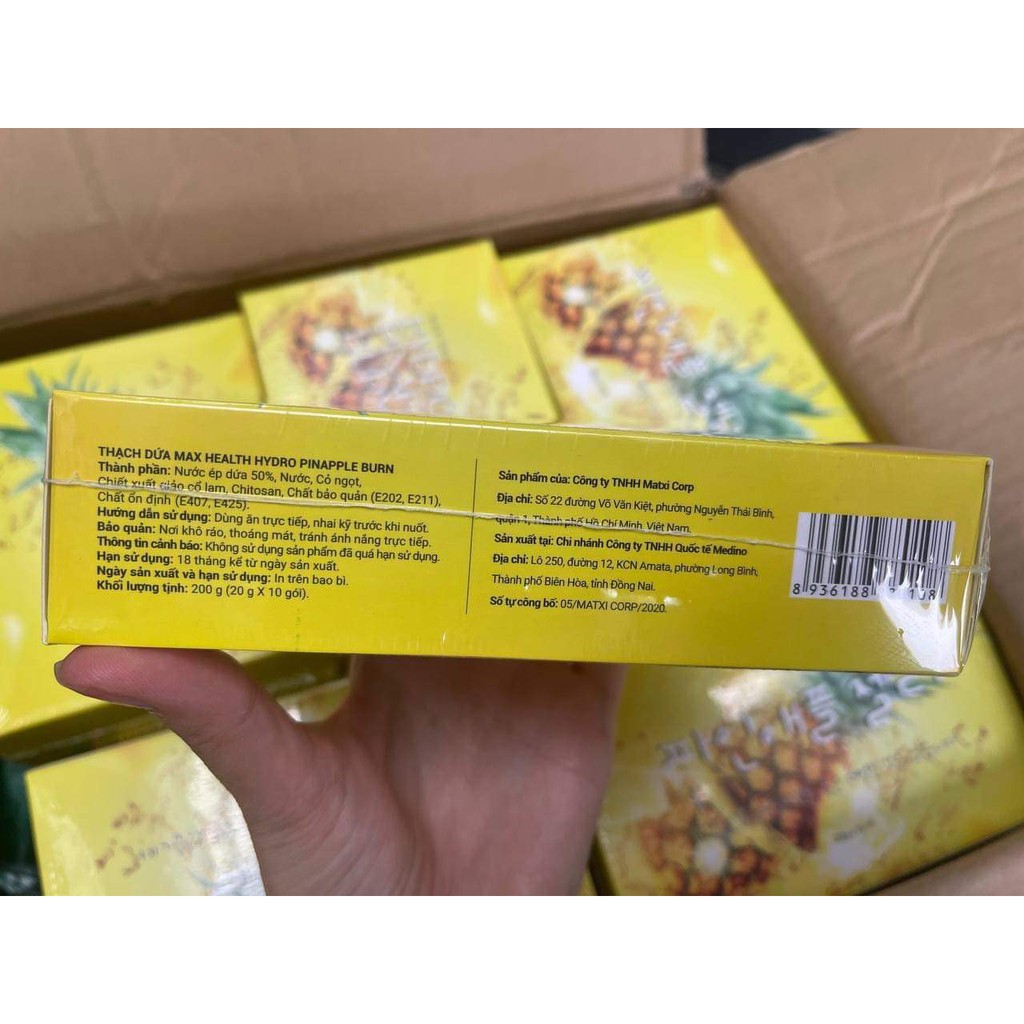 Thạch Dứa  giảm cân chính hãng Matxi Corp | BigBuy360 - bigbuy360.vn