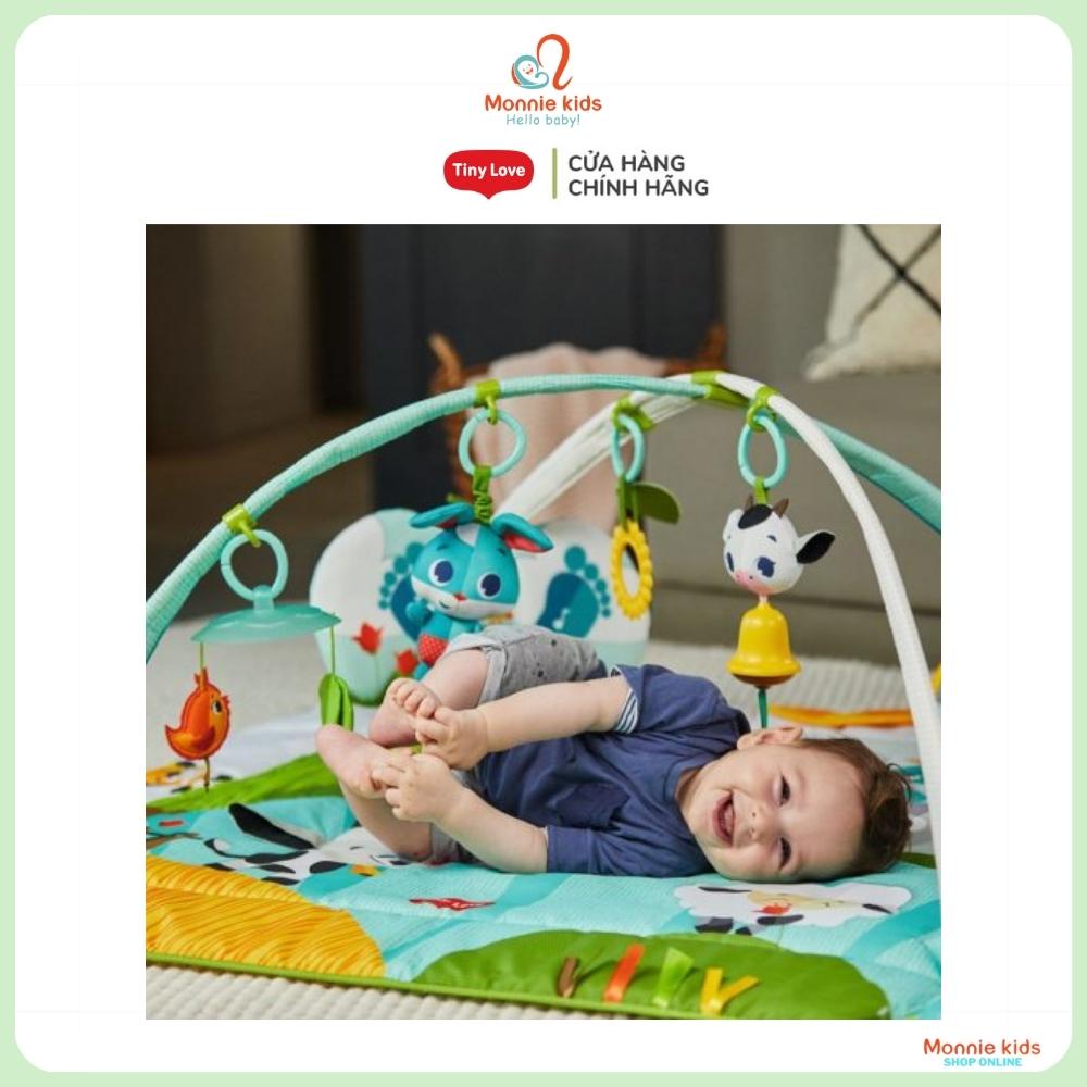 Thảm nhạc cho bé sơ sinh Tiny Love Kick &amp; Play Gymini Farm, đồ chơi trẻ em thông minh - Monnie Kids
