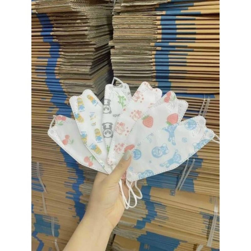 Khẩu trang 3D kf94 cho bé/10 chiếc
