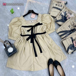 Đầm baby doll phối nơ 🎀