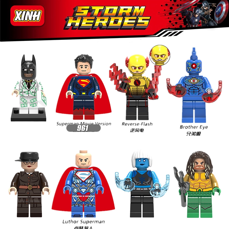 Bộ Lego Lắp Ráp Nhân Vật Siêu Anh Hùng Dc Superman Wonder Woman Chất Lượng Cao